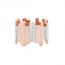 Freida Rothman Radiance Wide Band Rose Gold Ring - RNRPZR02-7