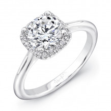 Uneek Cushion Cut Diamond Engagement Ring - URSMS08CU-6.5RD