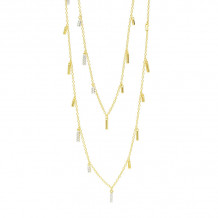 Freida Rothman 14k Yellow Gold Plated Sterling Silver Necklace