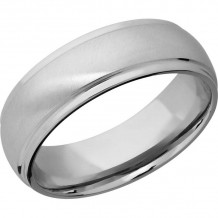 Lashbrook Titanium 7mm Men's Wedding Band - 7DGE+ANGLE+SATIN_POLISH