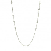 Freida Rothman Mini Bezel Stone Necklace - LMPZN12-13E