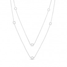 Uneek Diamond By The Yard Necklace Necklace - LVND1035W