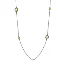 Freida Rothman Imperial Mother Of Pearl Station Necklace - IMYKZMPN12-36