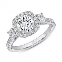 Uneek Us Collection Round Diamond Engagement Ring - SWUS308CU-6.5RD