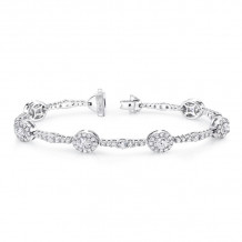 Uneek Oval Diamond Bracelet - LBR187