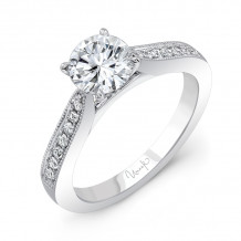 Uneek Round Engagement Ring - SWS176