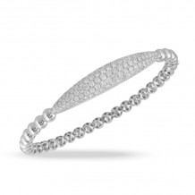 Doves Diamond Fashion 18k Yellow Gold Bangle Bracelet - B9568