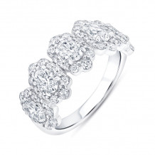 Uneek Petals Collection Diamond Wedding Band - sws235OV