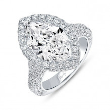 Uneek Signature Marquise Diamond Engagement Ring - R048MQU
