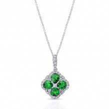 Uneek Emerald Diamond Pendant - LVNMI0302E