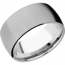 Lashbrook Cobalt Chrome 10mm Men's Wedding Band - CC10D+BEAD