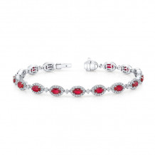 Uneek Ruby Diamond Bracelet - LVBRMT1631R
