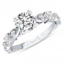 Uneek Us Collection Round Diamond Engagement Ring - SWUS014CW-6.5RD