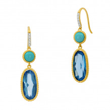 Freida Rothman Shades Of Hope Hoop Earrings - BCPYZME28