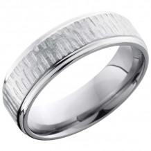 Lashbrook Titanium 7mm Men's Wedding Band - 7FGE+DISC2_SATIN_POLISH