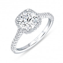 Uneek Timeless Round Diamond Engagement Ring - R614RB-100