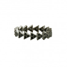 Freida Rothman Arrow Eternity Ring - KR090107B-BK-7