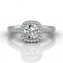 Martin Flyer 18k White Gold FlyerFit Engagement Ring