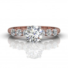 Martin Flyer Two Tone 18k Gold FlyerFit Engagement Ring