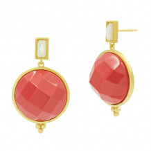 Freida Rothman Candy Drop Faceted Earring - YE020429B-1-M2-14K