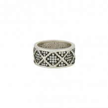 Freida Rothman Criss Cross Cable Cigar Band Ring - IFPKZR53-9