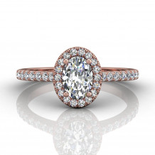 Martin Flyer 14k Rose Gold FlyerFit Engagement Ring