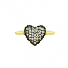 Freida Rothman From The Heart Pave Ring - YRZR090198B-6