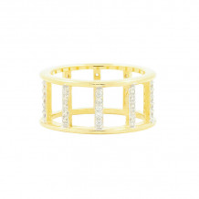 Freida Rothman 14k Yellow Gold Plated Sterling Silver Ring