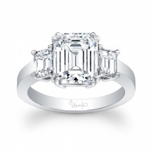 Uneek Signature Collection 3 Stone Diamond Engagement Ring LVS647 - LVS855