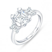 Uneek Timeless Three-Stone Diamond Engagement Ring - R300EC-200