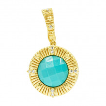 Freida Rothman Amazonian Allure Turquoise Pendant - AAYZTQP24