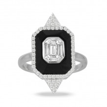 Doves Mondrian 18k White Gold Diamond Ring - R9237BO-1