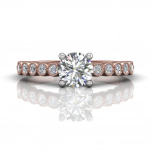 Martin Flyer Two Tone 18k Gold FlyerFit Engagement Ring