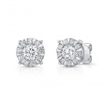 Uneek Stud Diamond Earrings - LVE694RD-8.5RD