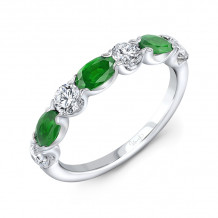 Uneek Emerald Diamond Wedding Band - RB5184EU