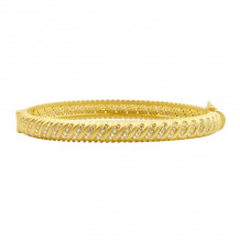 Freida Rothman Gilded Cable Twisted Hinge Bracelet - GCYZB04-H