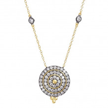 Freida Rothman Black Rhodium platted Sterling Silver Pendant