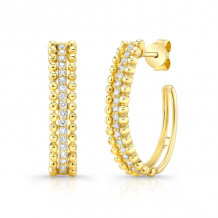 Uneek Diamond Hoop Earrings - ER5208AB