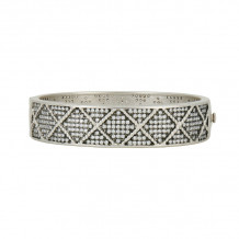 Freida Rothman Criss Cross Cable Hinge Bangle - IFPKZB66-H