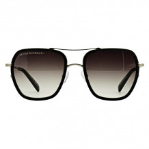 Freida Rothman Breckenridge Squared Aviator Black Sunglasses