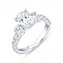 Uneek Timeless Oval Diamond Engagement Ring - R608OV-150