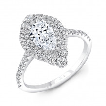 Uneek Pear Shaped Diamond Engagement Ring - SWS232DHDS-8X5PE