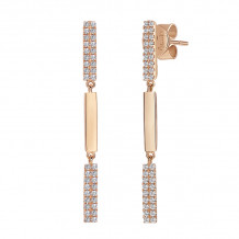 Uneek Dangling Diamond Earrings - LVEAS1827R