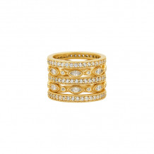 Freida Rothman Signature Classic Marquise Eternity 5-Stack - YZR0980B-8