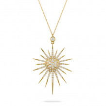 Doves Celestia 18k White Gold Diamond Necklace - N8246-1