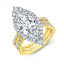 Uneek Marquise Diamond Engagement Ring - LVS10281-MQ