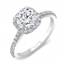 Uneek Round Engagement Ring - SWS178