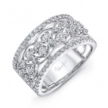 Uneek Rosaline Open Lace Diamond Band - LVBW404W