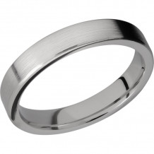 Lashbrook Titanium 4mm Men's Wedding Band - 4FR+SATIN