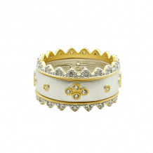 Freida Rothman Visionary Fusion Crown Stack Rings - VFPYZR03-5